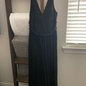 Chiffon Double V-Neck Semi-Formal Maxi Dress